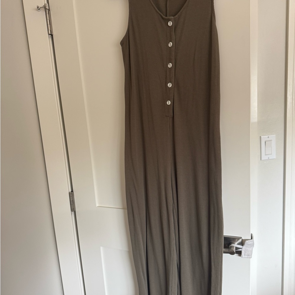 Carly Jean Los Angeles Olive Jumpsuit